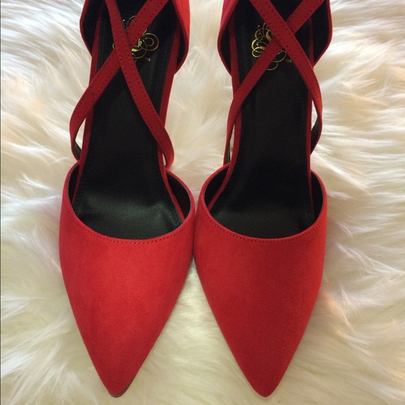 Liliana Athan 2 Pointy Toe Clear Wedges - Picture 5 of 8